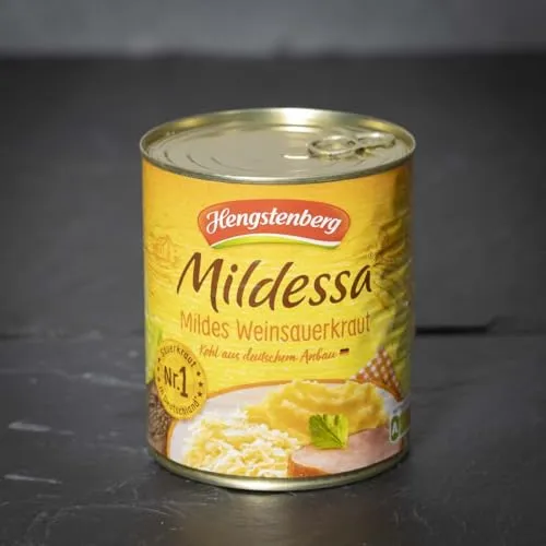 MILDESSA Weinsauerkraut | 810g | Traditionell fermentiertes Sauerkraut mit feinem Weinaroma