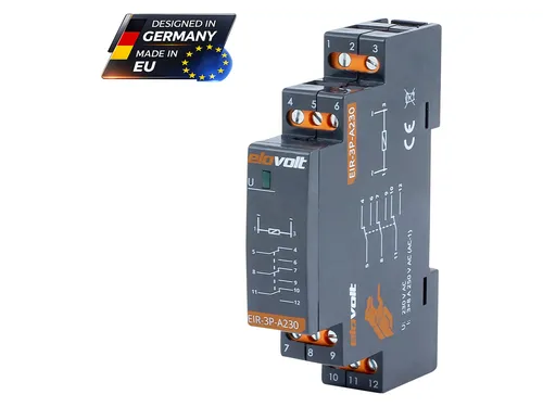 ELOVOLT Schaltrelais EIR-3P-A230, 3x 8 A, 230 V