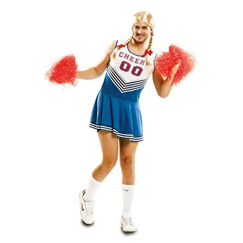 Unbekannt My Other Me-202208 Cheerleader-Kostüm für Herren, ML (Viving Costumes 202208)