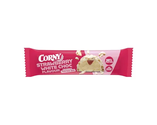 CORNY Cerealien, Schwartau Corny Protein Crunchy Strawberry White Choc Flavour 45g