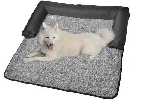RAIKOU Hundematte Hundebett Hundsofa Tierbedarf Tiebett M L XL, Plüsch, 70X90cm 90x90cm Waschbar Rutschfest