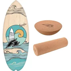 F2 Balanceboard Set Halfshell 88x32cm von F2