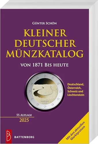 Kleiner deutscher Münzkatalog: von 1871 bis heute - Umfassender Münzkatalog für Sammler, 928 Seiten mit wertvollen Abbildungen, ideal für Schule & Lernen und zur Bestimmung von Münzen.