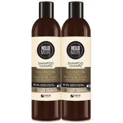 Shampoo Repair Kokosöl Pantenol Naturkosmetik Haarpflege Haarschäden Bio Vegan, 2x 300ml