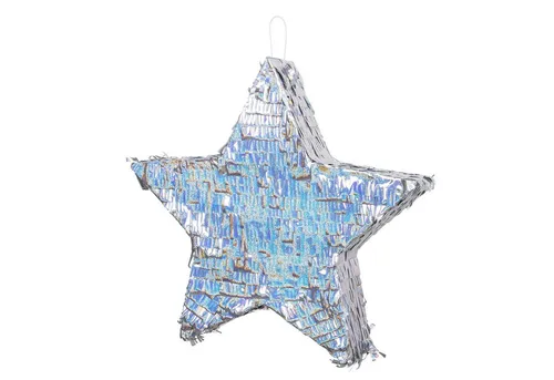 Boland Pinata Pinata 'Glitzer Stern' Silber, 44 x 44 x 8 cm