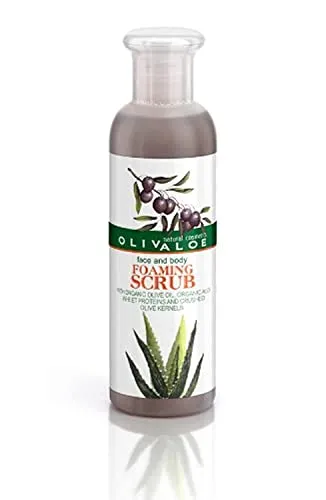 OLIVALOE 00154 - FOAMING SCRUB - Peeling für Gesicht und Körper 200ml