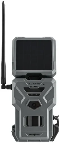 Spypoint Wildkamera FLEX-S-DARK LTE 4G – 40 MP, Solar & App-fähig - Überwachungskamera mit 40 MP, Nachtsicht und Solarversorgung. Ideal für Jagd und Outdoor-Aktivitäten, steuerbar über App und mit schneller LTE-Bilderübertragung.