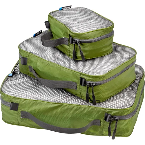 Cocoon Ultralight Packwürfel - Set in 4 Größen (1.5L, 4L, 7.3L, 12.8L) - Packwürfel & Packtaschen - ultraleichtes Set für perfekte Organisation und Platzersparnis auf Reisen.