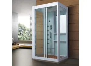 Home Deluxe White Luxory XL Dampfduschkabine