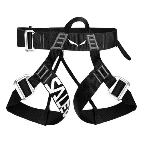 Salewa Via Ferrata Evo Klettergurt - Größe M-XXL, schwarz - Klettergurt für Klettersteige, robust und sicher, ideal für Abenteuer in der Natur