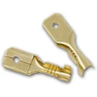 world-trading-net Flachstecker 63mm Unisoliert 10er Pack 25mm²