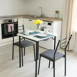 Essgruppe Thora 3-teilig in Weiß-Schwarz/Braun