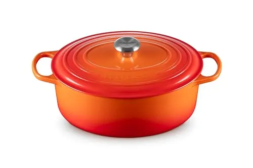 Le Creuset Signature Gusseisen-Bräter, Ø 31 cm in rot von Le Creuset