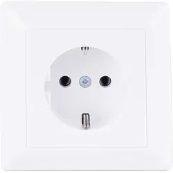 Unterputz-Steckdose Jung AS1520WW AS, Alpinweiß