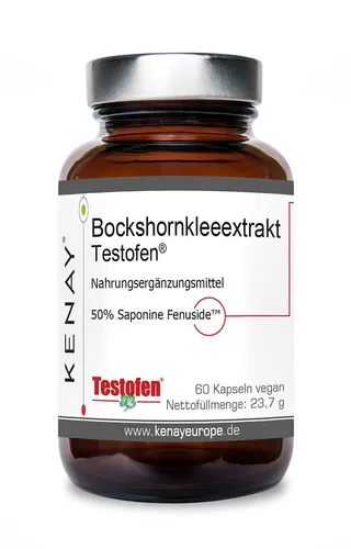 Bockshornkleeextrakt  Testofen® 60 Kapseln vege Nahrungsergänzungsmittel KENAY®