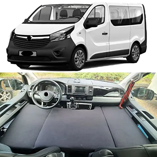 BREMER SITZBEZÜGE Camper-Bett Kinderbett Fahrerhausbett kompatibel mit Opel Vivaro B ab 2014-2019 Wohnmobil zubehör Wohnmobilbett Camping Camper Zubehör