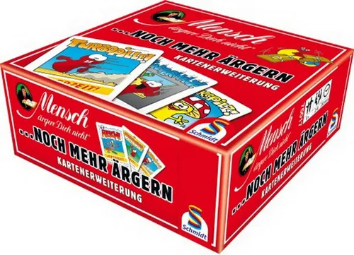 Schmidt Spiele Spiel Mensch ärgere Dich nicht : noch mehr ärgern Kartenerweiterung