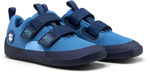 Affenzahn Barfußschuh Baumwolle Lucky in blau von Affenzahn