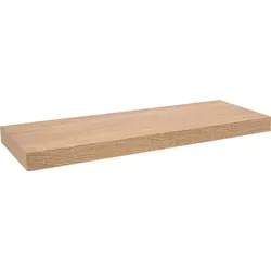 Bücherregal Wand, Wandregal 60x24 cm - Regal Wand, Schweberegal, Hängeregal - Beige