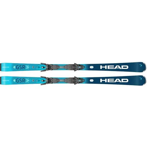 Head Free-Ski WC Rebels e.GSR LYT-PR bk/bl - Vielseitiger Ski mit Vollholzkern und Metall Layern für dynamische GS-Kurven. Mit innovativer EMC Technology für erhöhte Stabilität und einem leichten LYT Powerrail Bindungssystem, ideal für anspruchsvolle Pistenbedingungen.