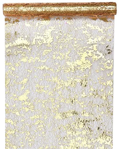 Santex Tischläufer Fantasie, glänzend, Polyester Gold in gold von Santex