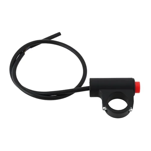 Be In Your Mind Motorrad-Warnblinkschalter 12 V Doppelter Warnblinkschalter Lenkerschalter für 22 Mm/7/8 Zoll Lenker