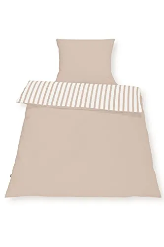 SETEX Baumwoll-Wendebettwäsche 2-teilig - Bettwäsche-Set aus 100 % Baumwolle mit wendbarem Design, temperaturausgleichend und hautsympathisch. Hochwertiger Reißverschluss für einfaches Beziehen, Made in Germany und nach Oeko-Tex Richtlinien schadstoffgeprüft.