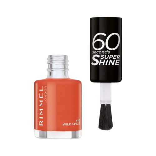 Rimmel 60 Seconds Super-Shine Nagellack, 410 Wild Spice, 8 ml