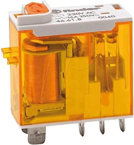 Finder Miniaturrelais 46.61.8.230.0040 Chassishalterung, 1 A, 1920 W, Schwarz