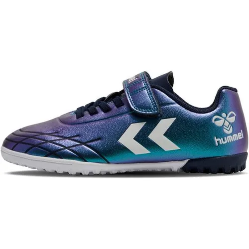 hummel® Top Star Turf JR Fußballschuhe - Kinder - Gr. 34 - grün - hummel® Top Star Turf JR Fußballschuhe für Kinder in Grün, ideal für Kunstrasen. Mit rutschfester Außensohle und elastischen Schnürsenkeln für optimalen Halt und Komfort beim Spiel.