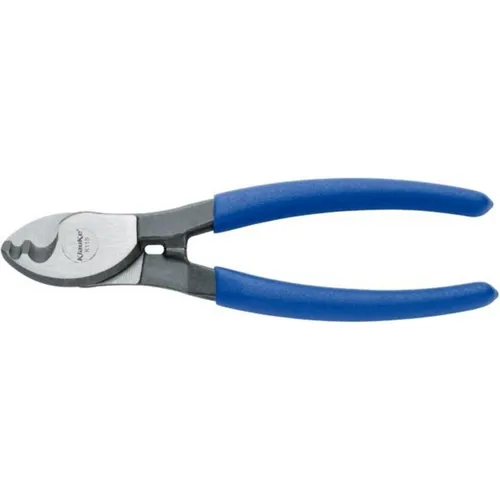 Klauke K118 Kabelschere - Hand max. 12mm, L=165mm - Sonstige Handwerkzeuge mit hoher Schneidleistung für Massiv- und mehrdrähtige Kabel bis 12mm Durchmesser. Ideal für präzise Anwendungen in Elektronik und Handwerk.
