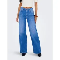 ONLY Female Jeans ONLMADISON mit weitem Bein und hoher Taille - Stylische Jeans mit weitem Beinschnitt aus hochwertiger Materialkombination für optimalen Tragekomfort und moderne Passform.