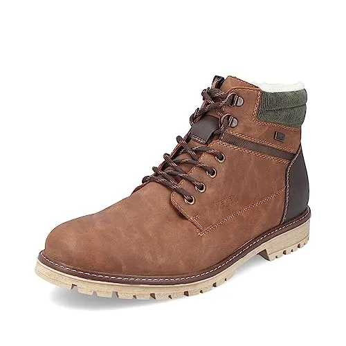 Rieker Herren Schnürstiefeletten F3611 - Wasserabweisende Chukka Boots - Wanderschuhe mit riekerTEX-Membran für optimalen Nässeschutz, Kälte- und Windschutz. Ideal für Outdoor-Aktivitäten und schlechtes Wetter.