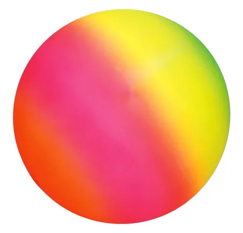 Togu Spielball Spielball Regenbogen, Die intensiven Modefarben verlaufen ineinander