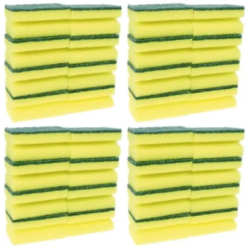 Schwamm Topfreiniger mit Griffleiste 8er Pack 4 x