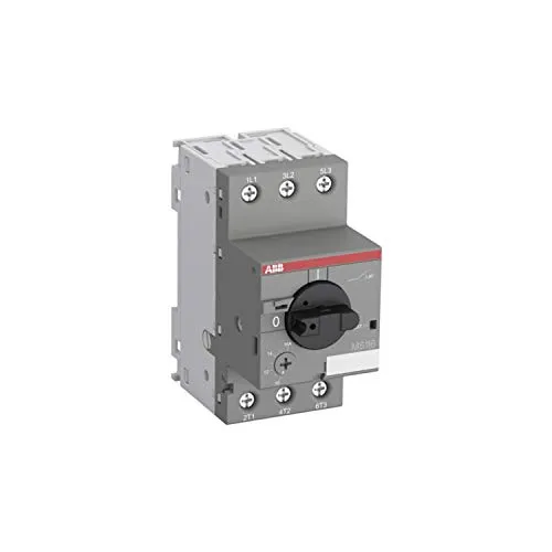 ABB MS116-0.16 Motorschutzschalter - Kompakter Motorschutzschalter bis 15 kW mit thermischem und elektromagnetischem Schutz, ideal für effiziente Elektroinstallationen.