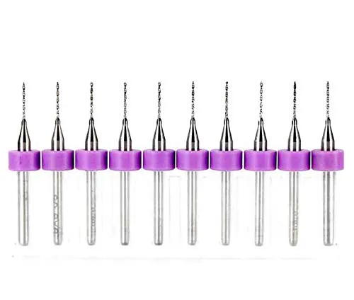 BE-Tool Hartmetall-Micro-Leiterplatten-Bohrer, 1,5 mm, 1,5 mm, 1/8-Zoll-Schaft für Leiterplatten, Schmuck, CNC, weiche Metalle, Druckschaltung, Gravierwerkzeug, 10 Stück