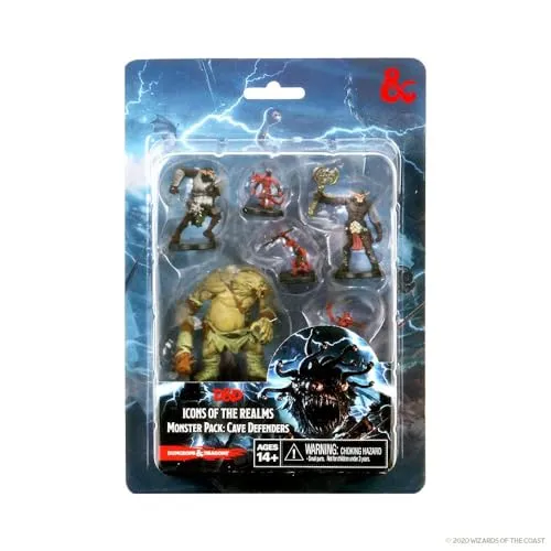 D&D® Icons of the Realms: Monster Pack: Höhlenverteidiger | DnD Miniaturen, 44 Halloween