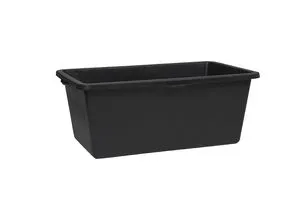 Kunststoffmulde, Volumen 90 l, 640 x 350 mm, schwarz, VE 3 Stk kaiserkraft