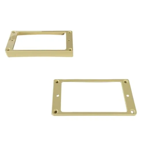 Allparts PC-0733-028 Humbucker Rahmen Set für gewölbte Decken cream