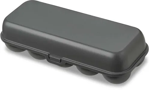 Koziol Eggs To Go Eierbox, 10er, ash grey