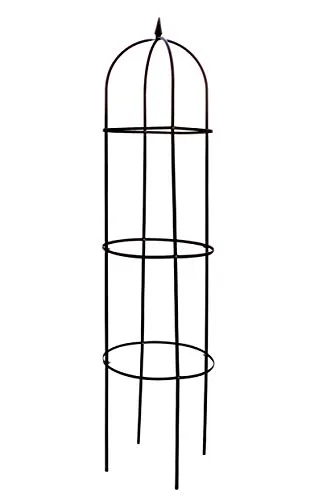 Spetebo Metall Rankhilfe 200 x 40 cm - Rosensäule Rosenbogen Rankgitter Rank Obelisk Rosengestell Rankturm