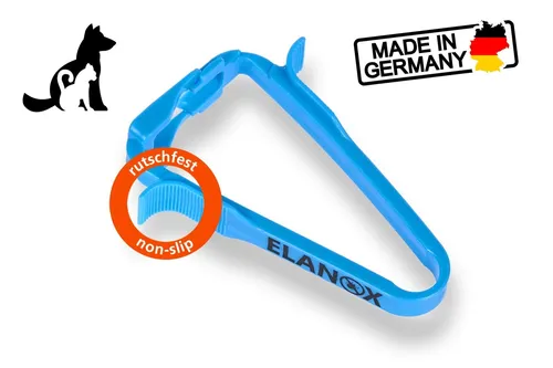 Zeckenzange ELANOX für Hund Katze Mensch Pferd Kinder Zeckenpinzette Zange