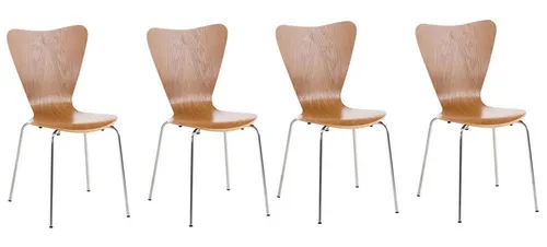TPFLiving Besucherstuhl Calisso mit ergonomisch geformter Sitzfläche