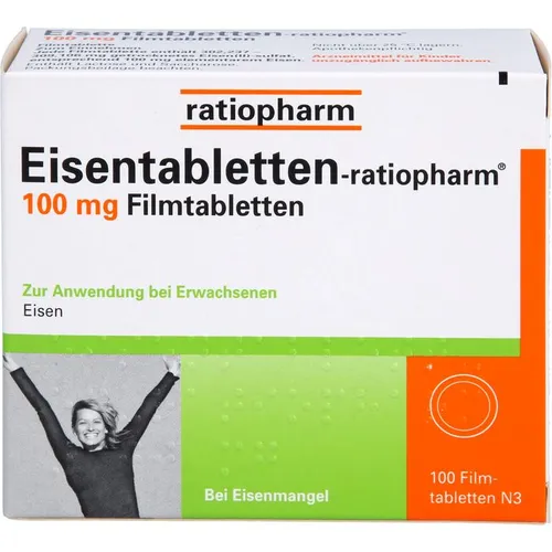 Eisentabletten ratiopharm 100mg von ratiopharm