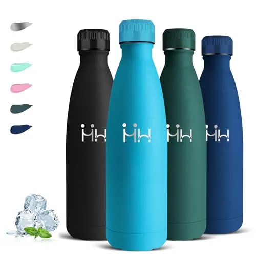 Grsta Trinkflasche 0 75 Liter, Trinkflasche Edelstahl, BPA-Freie, Wasserflasche Sport, Kann mit dir Tragen, Isolierflasche Doppelwandig, Wasserflasche für Wandern, Yoga, Camping