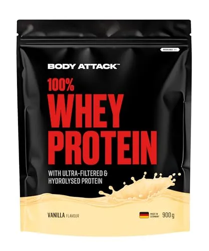 Body Attack 100% Whey Protein in beige von Body Attack
