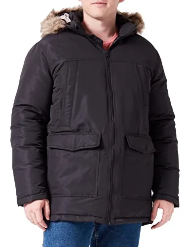 Jack & Jones Herren Jjecraft Parka Sn Jacke, Schwarz, XXL EU