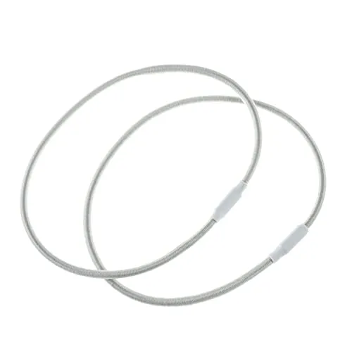 Fame Audio Ersatzgummis für Mikrofonspinnen, Weiß Matt, Kompatibel mit EA 15/35, EA 201b, EA 201w, EA 18/28, EA 27 Pop, EA 26 Pop, EA 203R, VT-12, VT-67, EA 67 N, Leichte Anbringung