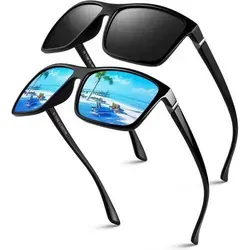 GQUEEN Polarisierte Retro Sonnenbrille für Herren und Damen - Klassische Sonnenbrille mit 100% UV400 Schutz. Leicht und komfortabel, ideal für Outdoor-Aktivitäten und jeden Anlass. Schützen Sie Ihre Augen stilvoll!